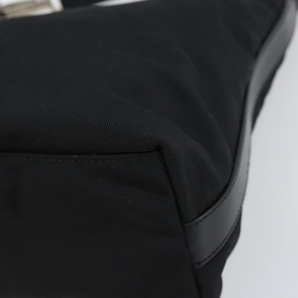Authentic GUCCI Shoulder Bag Nylon Black Silver 000 0602 3754 - Picture 2 of 16